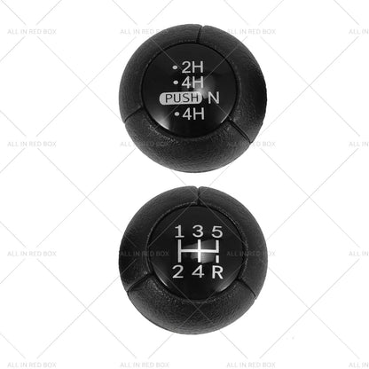 5-Speed Push Gear Shift Knob & Transfer Case Knob for Nissan Patrol