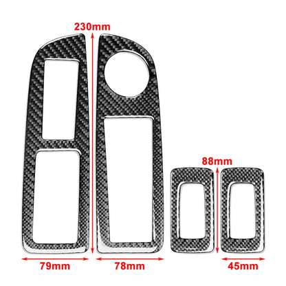 Window Lift Switch Cover Trim for Chrysler 300 300C (2005-2007) Black