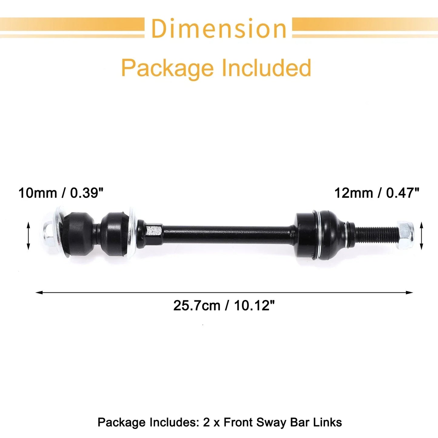 Front Stabiliser Sway Bar Link Set with Bushing for Ram Dakota (2005-2011)