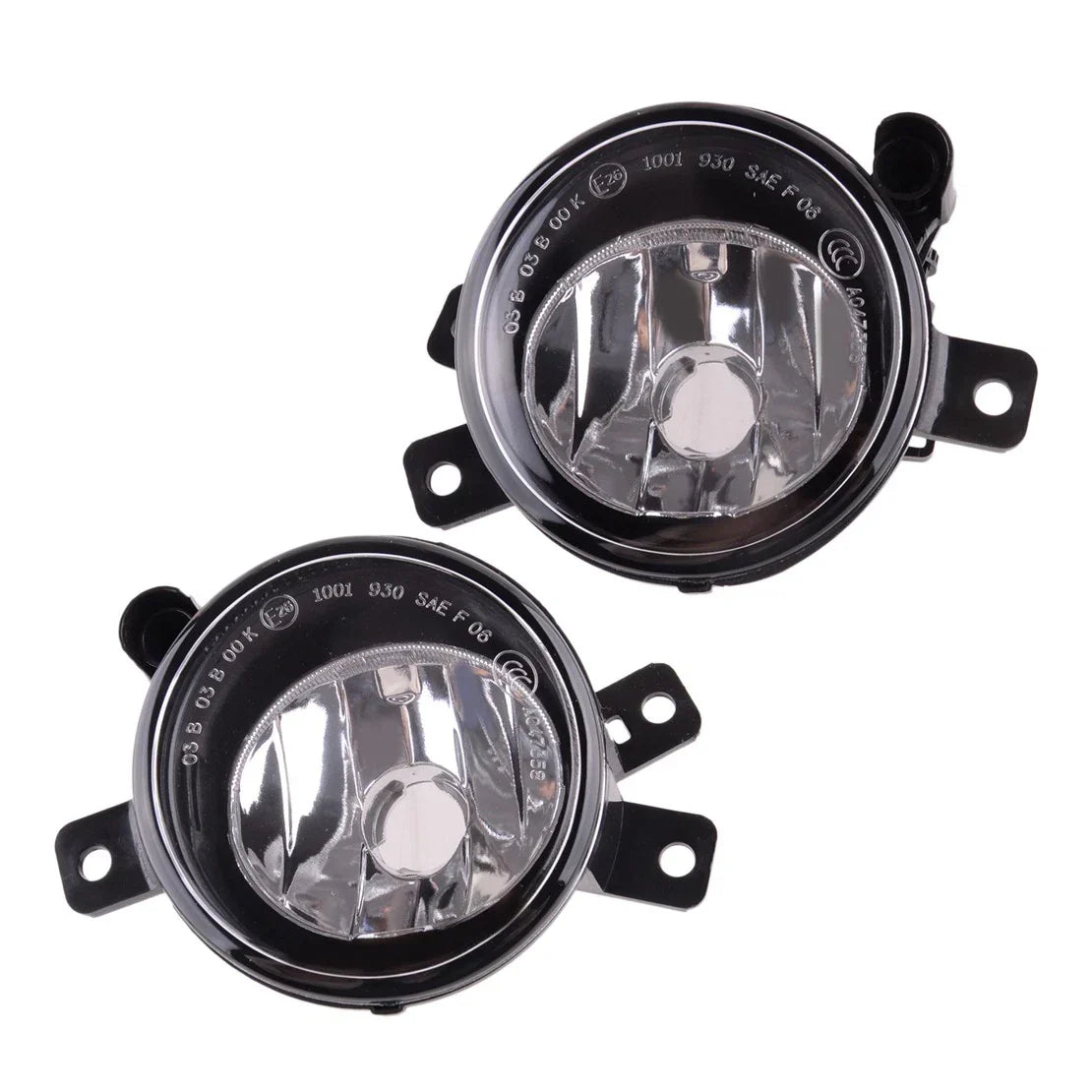 2 x Front Bumper Fog Light Lamp Housing for BMW X1 (2009-2015)