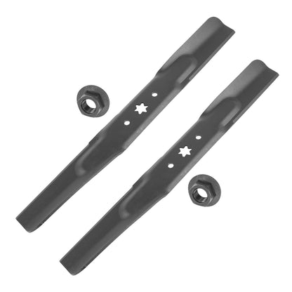 Deck Blades with Nuts Replacement for Cub Cadet (2009–2021)