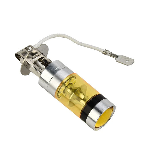 2 x Car Yellow H3 4300K 2000LM 12-24V LED Fog Light Taillight Bulb