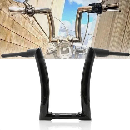 12" Rise 2" Ape Hanger Handlebar for Harley Sportster, Yamaha Vstar