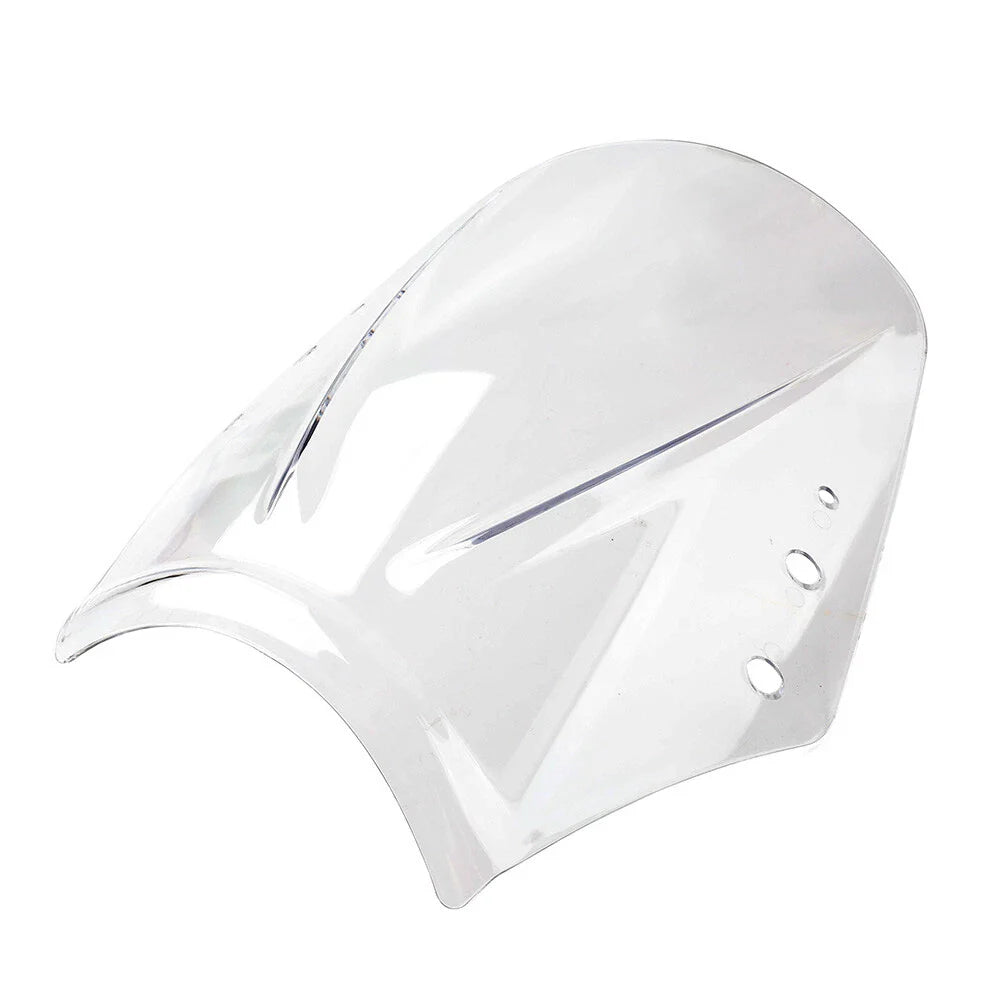 Clear Motorcycle Windshield Deflector for Universal Fit
