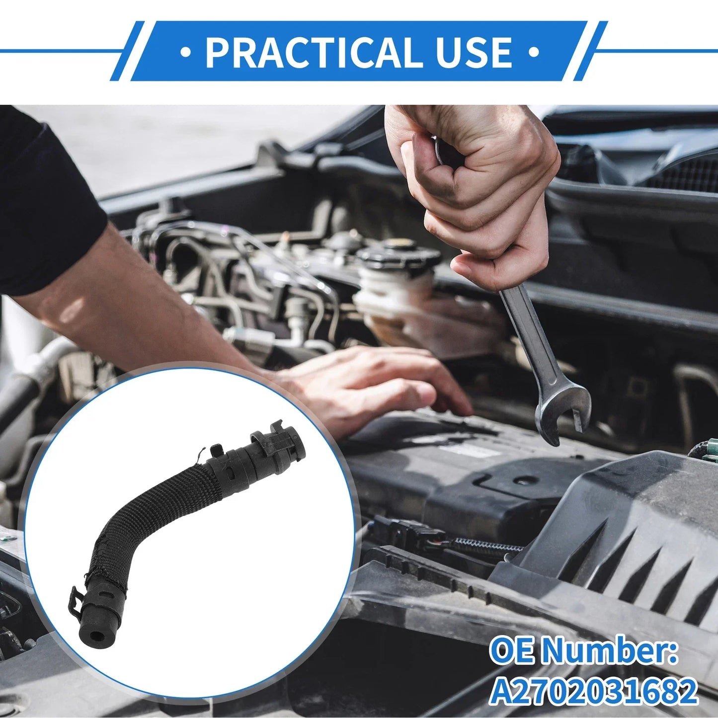 Coolant Hose for Mercedes-Benz GLA250 CLA250 2.0L (2015-2018)