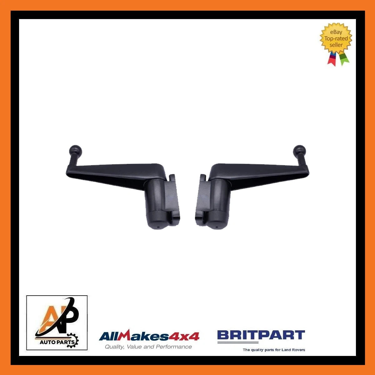 Door Mirror Arm Standard Front Left Right for Land Rover Defender 90 (x2)