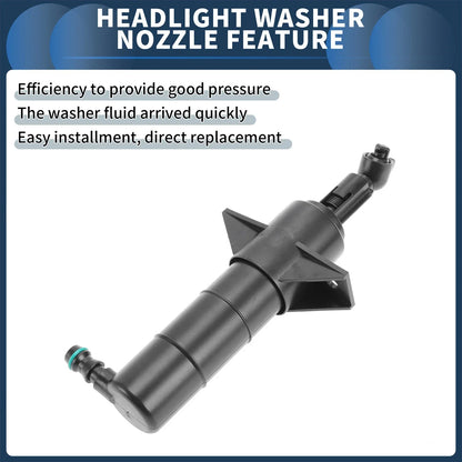 Driver Side Headlight Washer Nozzle for Mercedes-Benz GLK350 (2009-2015)