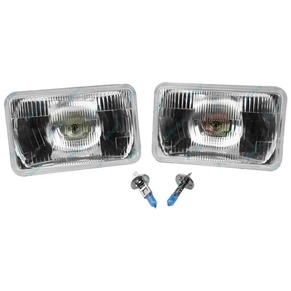 Rectangle 165mm x 100mm Headlight Hi Beam Halogen Conversion Kit H1 55w 12V