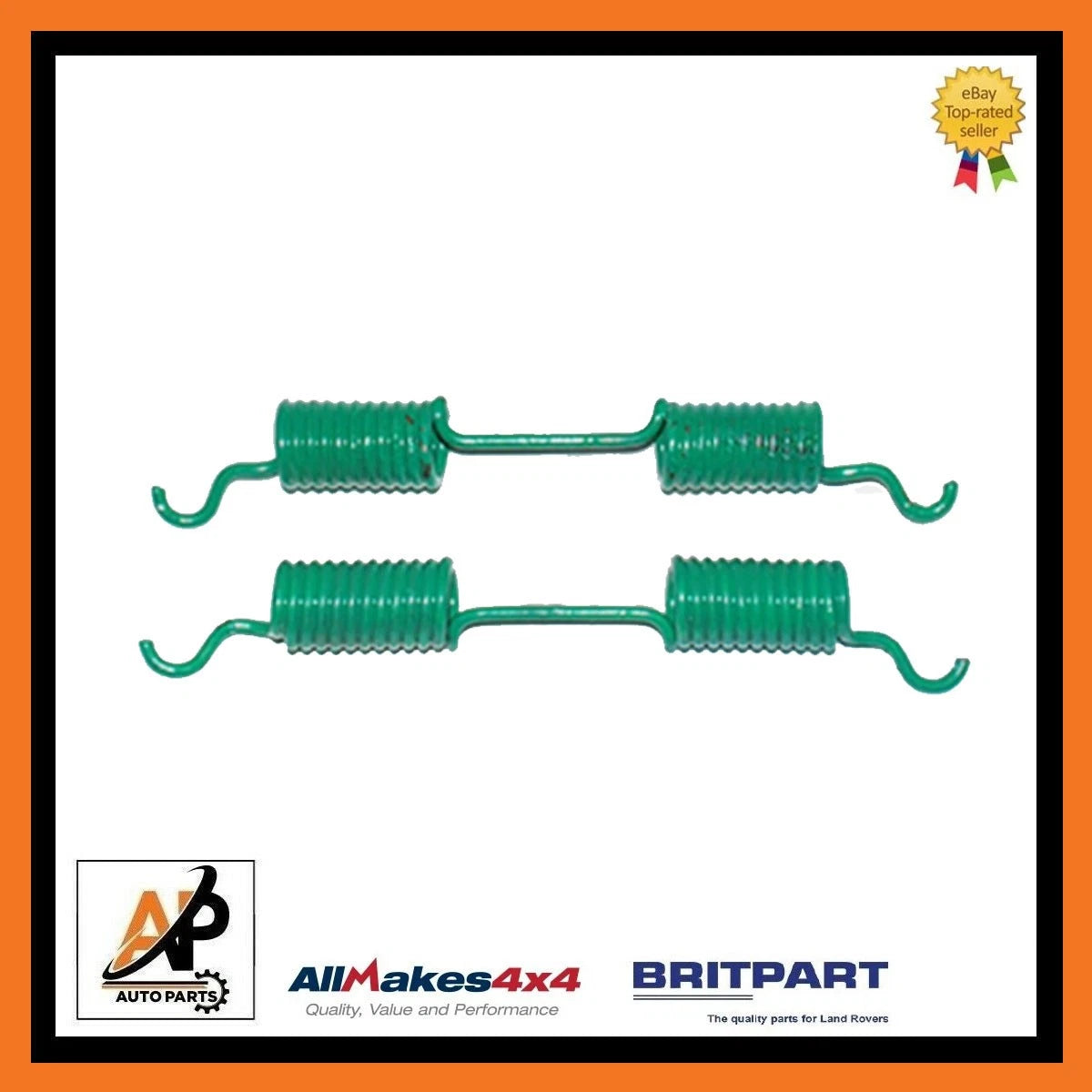 Hand Brake Shoes Return Spring for Land Rover Series 2A 3 (2 Pack) (1958–1971)
