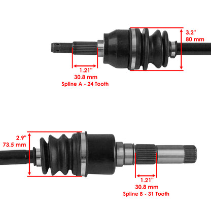 CV Joint Axle Rear Right Replacement for John Deere XUV560 (2018–2021)