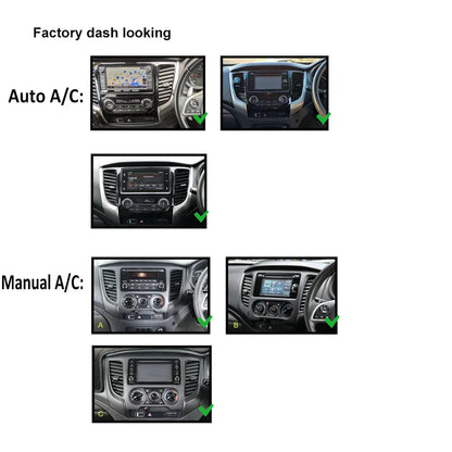 9'' Wireless Apple CarPlay Android Auto Radio for Mitsubishi Triton (2015-2018)