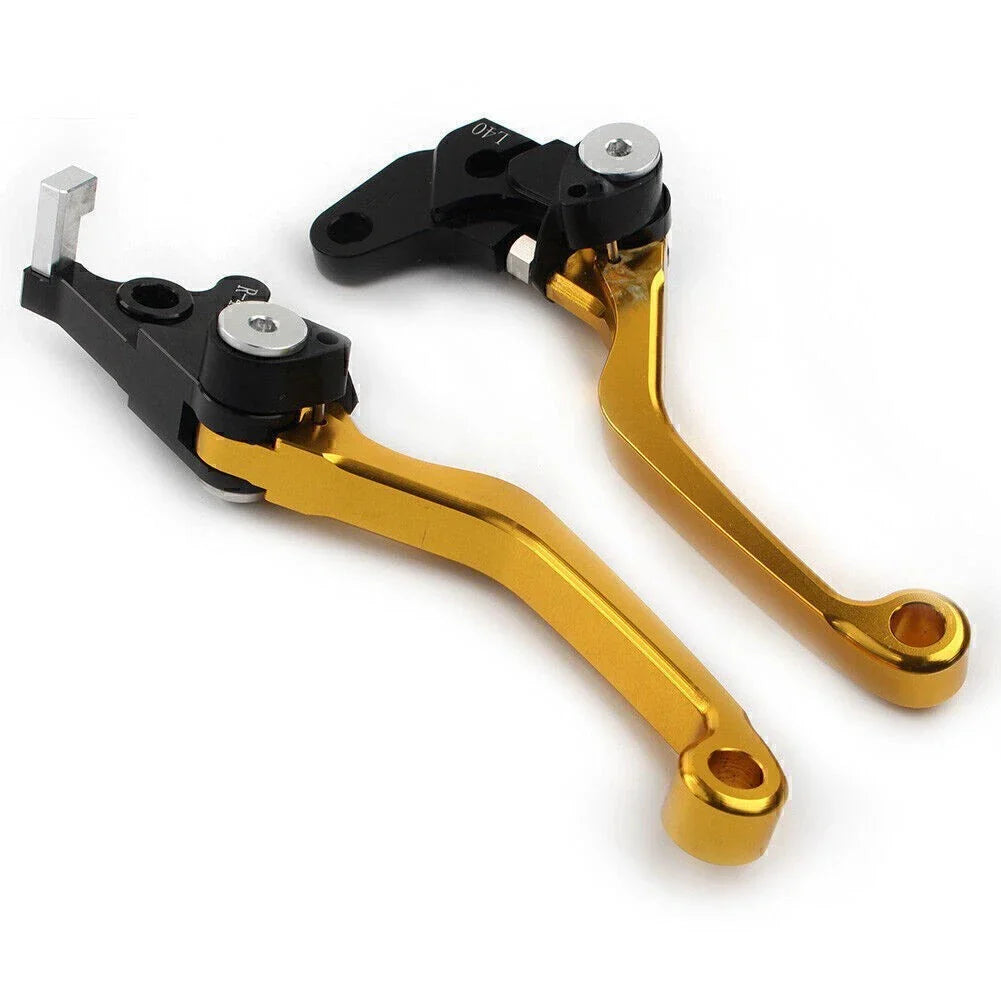 CNC Gold Pivot Clutch Brake Levers for Suzuki DRZ400S/SM/E (2000-2022)
