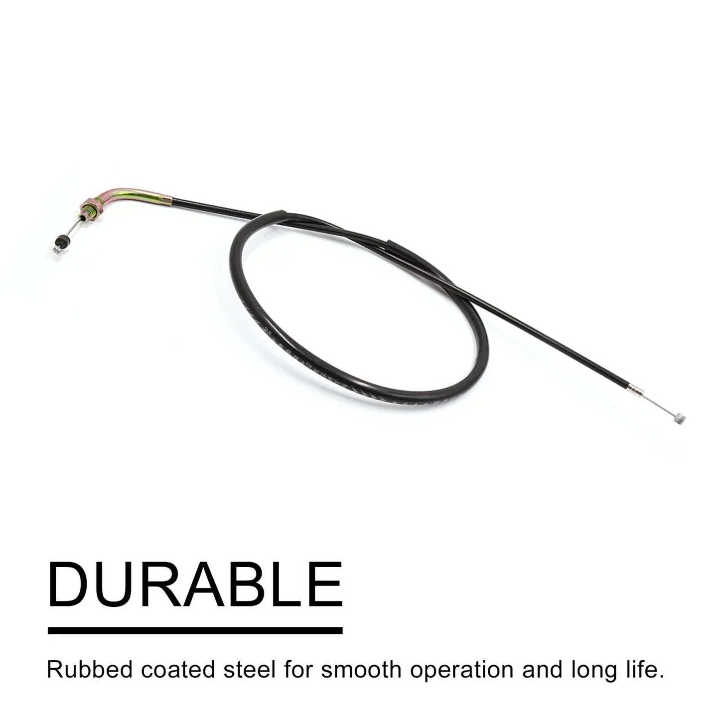 37.4" Black Rubber Coated Throttle Cable for Honda CBT125