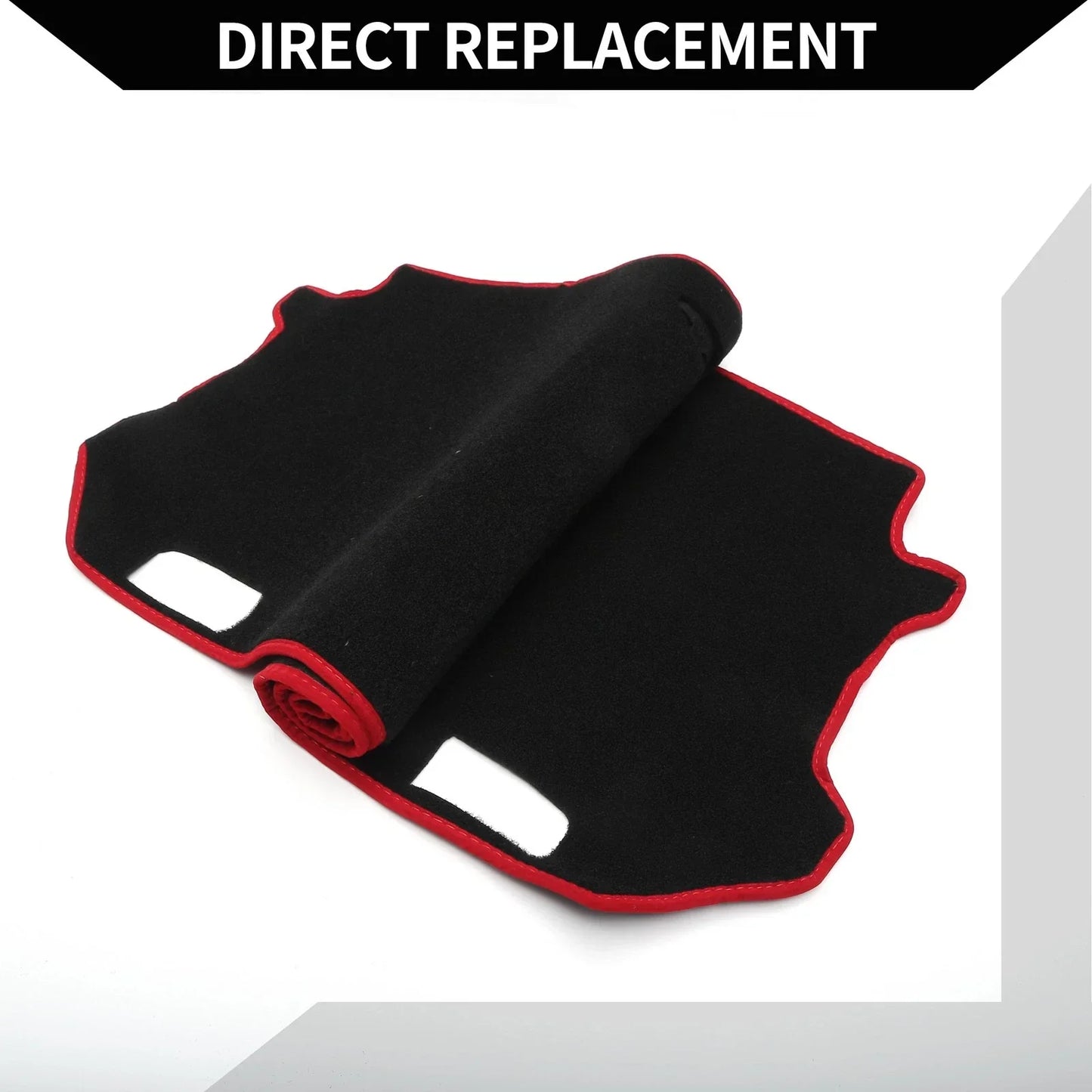 Dashboard Cover Mat for Honda FIT Shuttle GK8 (2015-2022) Black Red 1 Set
