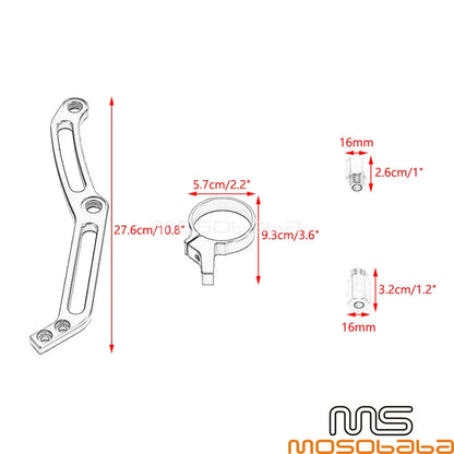 Remote Reservoir Shocks Bracket Mount for Harley Touring Street Glide (2014-2023)