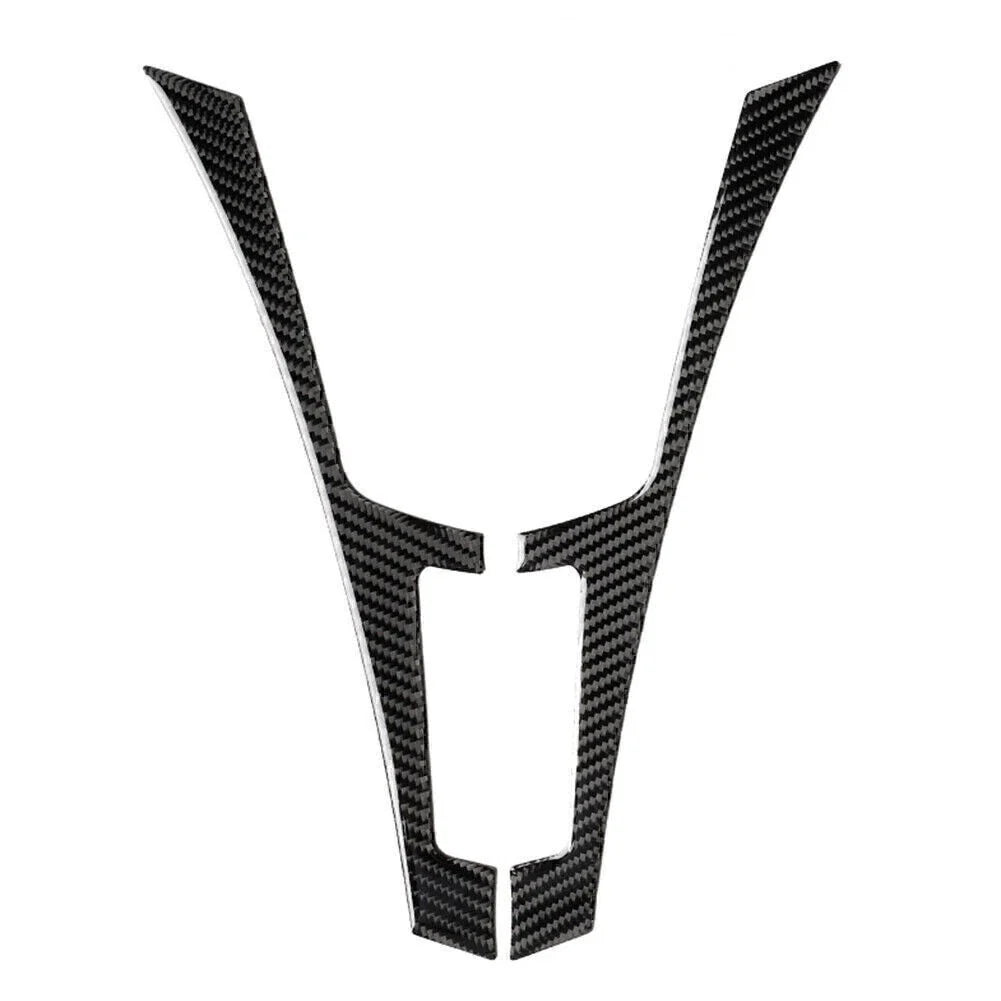 Black Carbon Fiber Console Panel Cover Trim for Infiniti Q50 Q60 (2013-2019)