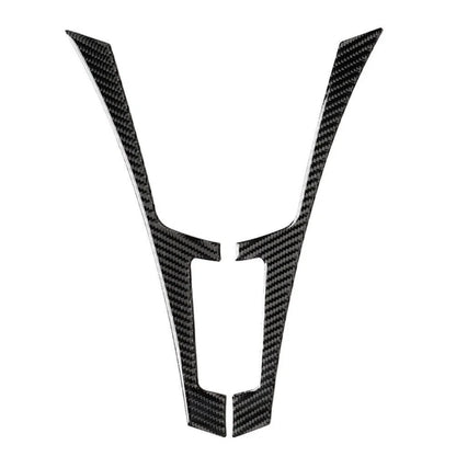 Black Carbon Fiber Console Panel Cover Trim for Infiniti Q50 Q60 (2013-2019)