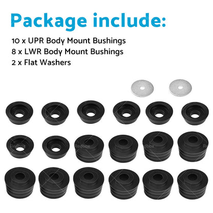 20 x Polyurethane Body Mounts for Ford F250 F350 2/4WD (1999-2018)