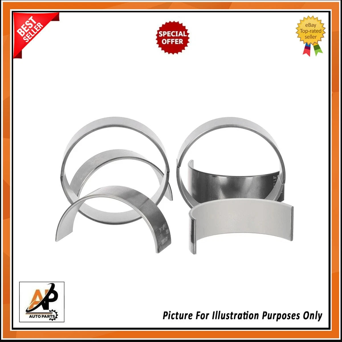 Engine Rod Bearings 0.50 Replacement for Renault Master 2.3 CDTi (2006–2019)