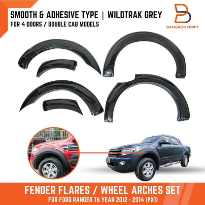 Fender Flares for Ford Ranger PX1 T6 2012-2015 Pickup Wheel Arch