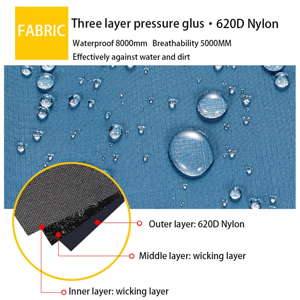 Waterproof Gaiters for Outdoor Hiking Boots - Snake & Snow Leg Protection