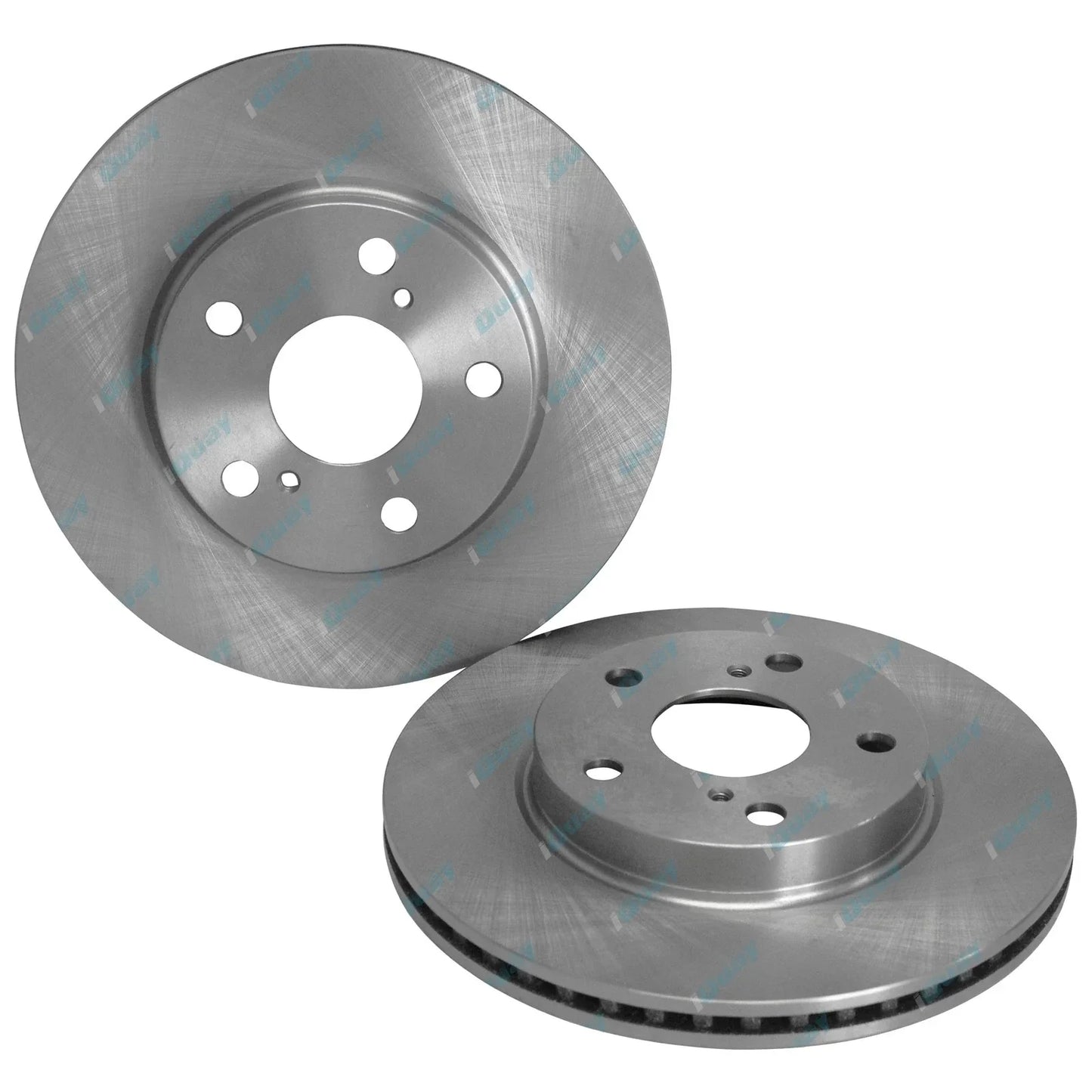 Front Disc Rotors & Bremtec Brake Pads for Toyota Corolla ZRE152 ZRE153 ZRE182 (2007-2018)
