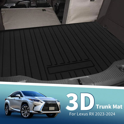 Flat Face Cargo Liner Rear Trunk Mat for Lexus RX (2023-2024) 1 x TPE