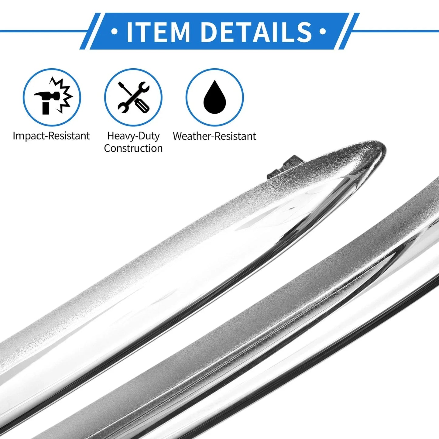 Front Right Bumper Grille Trim for Mercedes-Benz W222/S (2018-2020)