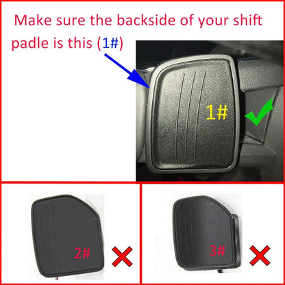 Black Steering Wheel Shift Paddle Shifter for Audi A3 A4 A5 A6 S3 S4 Q2 Q5 Q7 (2003-2023)