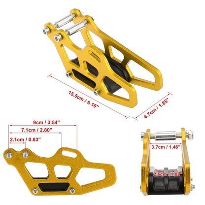 Motorcycle Chain Guard Protector Gold Tone for Honda CR125 CR250 CR450R