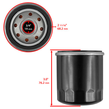 3 Oil Filters Replacement for Club Car Cushman Cub Cadet (1970–2024)