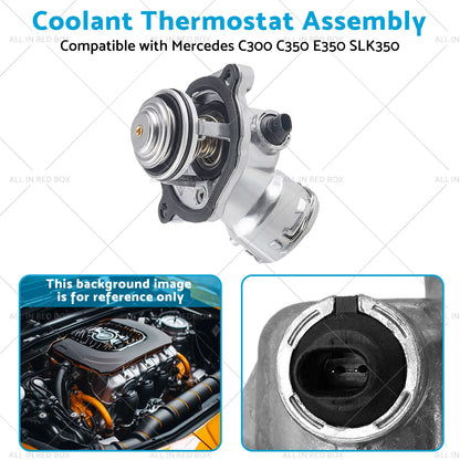 Coolant Thermostat Assembly for Mercedes C300 C350 E350 SLK350 (2010-2012)