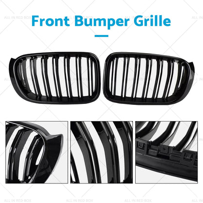 Front Bumper Kidney Grille for BMW X3 X4 F25 F26 (2014-2017)