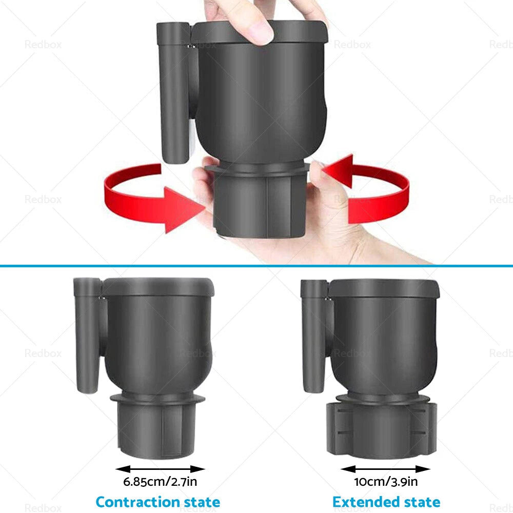 360° Adjustable Expander Cup Holder for Car Seat - Fits Most Vehicles