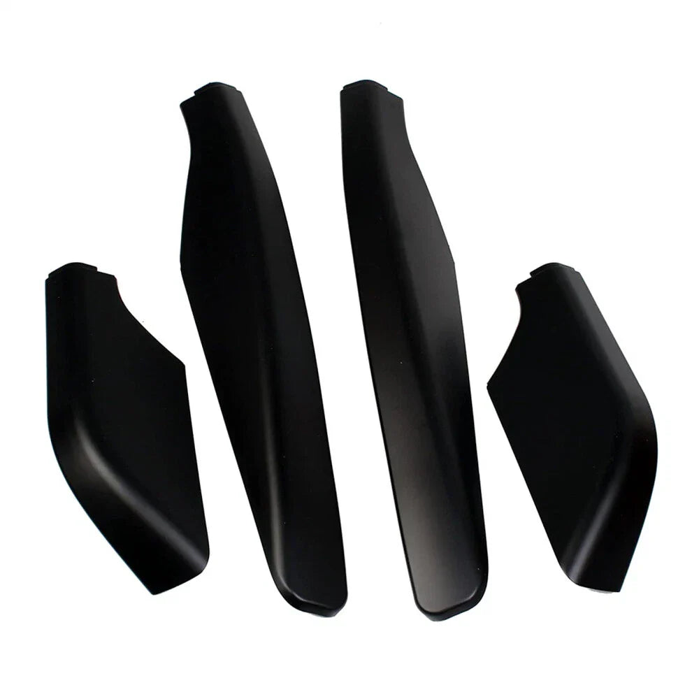 4 x Black ABS Roof Rack End Cover Caps for Mitsubishi Pajero (2009-2018)