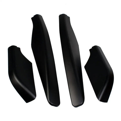 4 x Black ABS Roof Rack End Cover Caps for Mitsubishi Pajero (2009-2018)