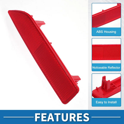 Rear Left Side Bumper Reflector for Honda Crosstour (2013-2015)