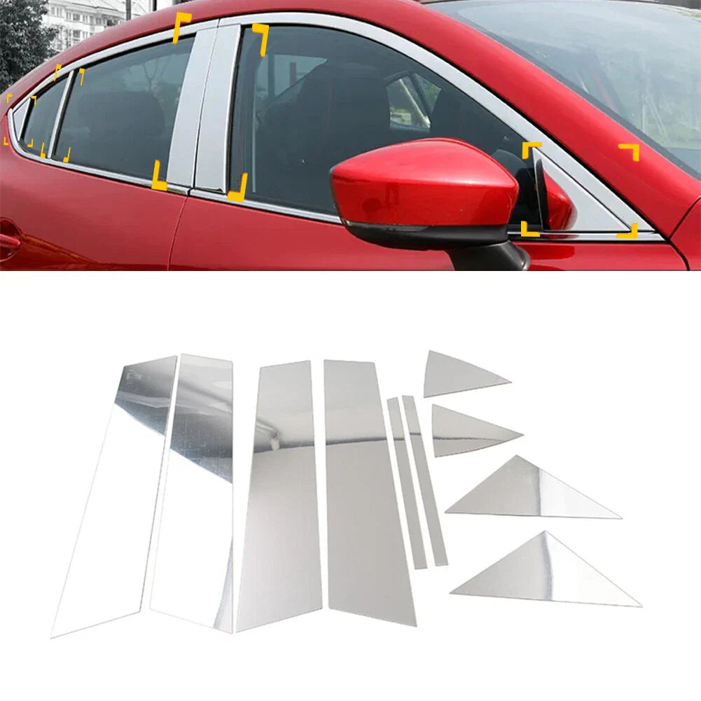 Door Window Pillar Post Cover Trim for Mazda 3 Axela (2014-2018)
