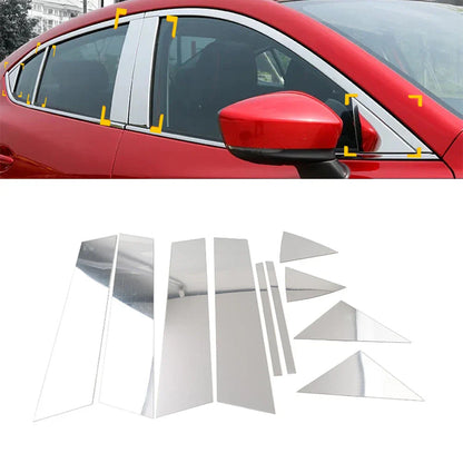 Door Window Pillar Post Cover Trim for Mazda 3 Axela (2014-2018)