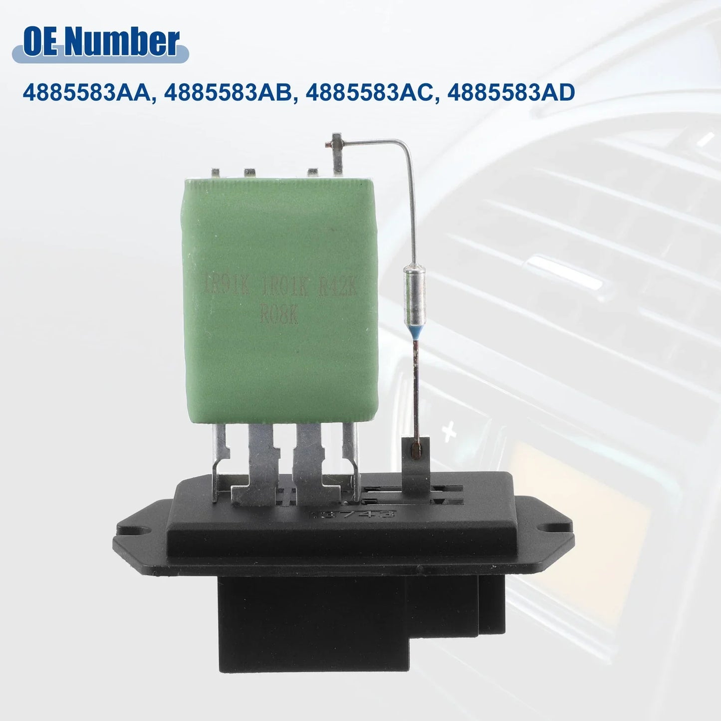 HVAC Blower Motor Resistor for Dodge Grand Caravan (2008-2020)