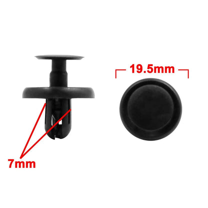 50 x Car Retainer Clips & Rivets with Fastener Remover for Toyota