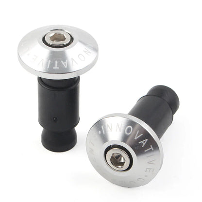 7/8'' Handle Bar End Cap Plug for Motorcycle Dirt Bike - Silver