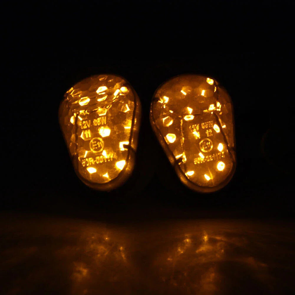 Flush Mount LED Turn Signal Lights for Kawasaki Ninja ZX6R ZX9R Z750 (2000-2009)