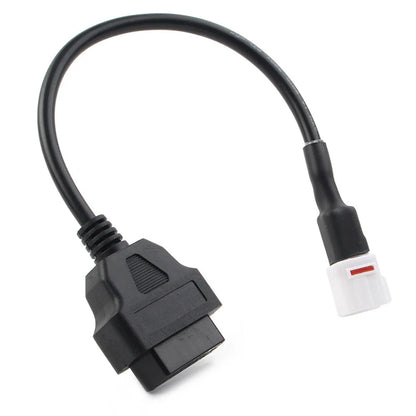 4 Pin to OBD2 Diagnostic Tool Code Reader Adapter Cable for Yamaha Motorcycle