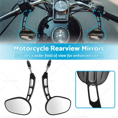 Rearview Mirrors for Harley Davidson Electra Super Glide Dyna