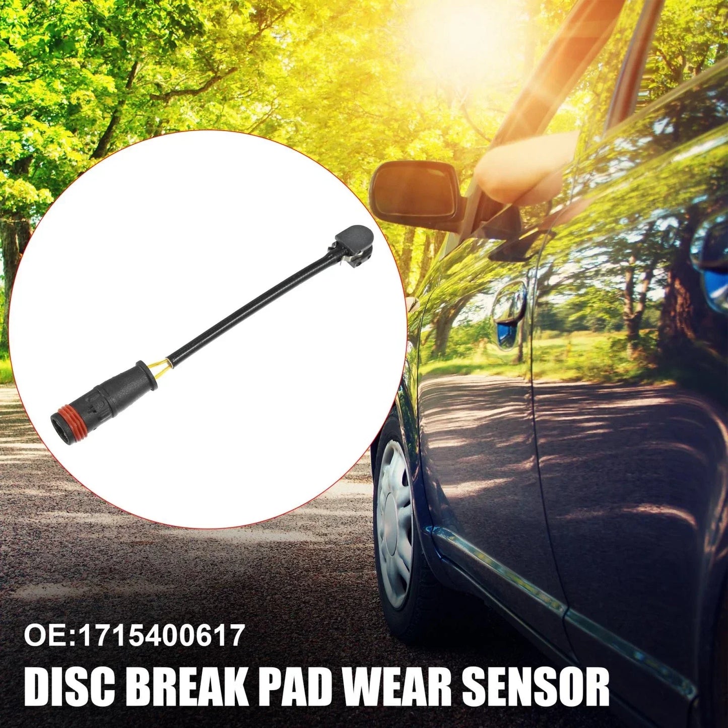 Front Rear Disc Brake Pad Wear Sensor for Mercedes-Benz SL500 (2003-2009)
