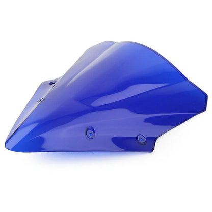 Blue Dual Bubble Windscreen for Kawasaki Ninja 650 EX650 ER6F (2017-2019)