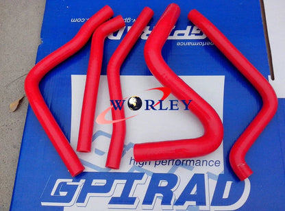 Silicone Radiator Hose for Kawasaki KX125 (1990-1993) - Blue