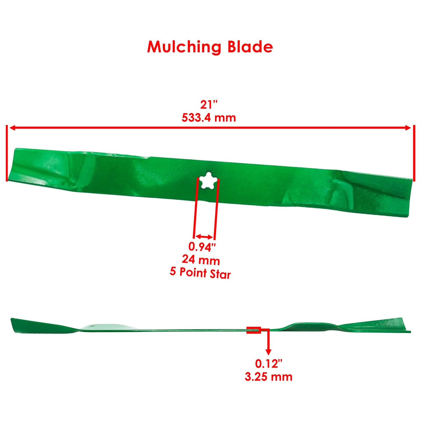 42 Inch Deck Blade Replacement for Murray 42L13G60X8A (2018–2020)