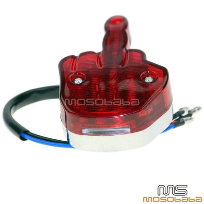 LED Tail Light with Brake Lights for Bobber Suzuki Yamaha Kawasaki